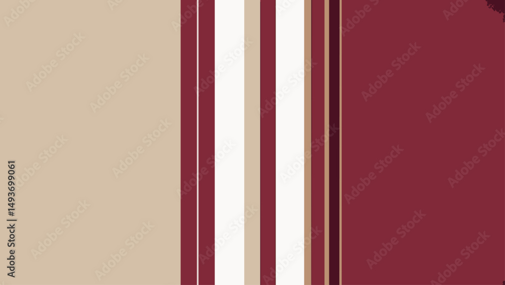 Poster vertical split color field. minimalist vector with bold bar and dual tone composition.