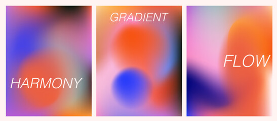 Modern gradient vector art with soft blur effects and fluid color blends. The abstract composition in this style offers a sense of depth and aura, making it suitable for stylish branding or screens.