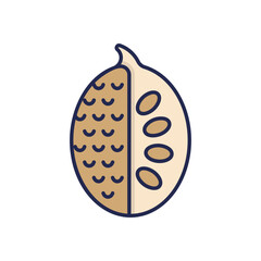 Jack Fruit Vector icon