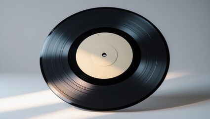 Fototapeta premium An isolated vinyl disk on a surface