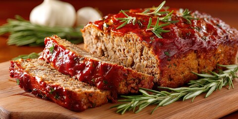 Obraz premium photo of delicious meatloaf 