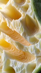 Melon rind interior texture background image in high detail