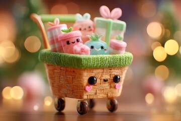 Colorful Bakery Sweets with Faces – Soft Render