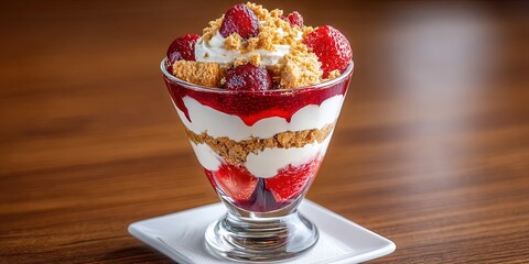 photo of delicious parfait -