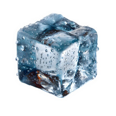 Ice cube cold water