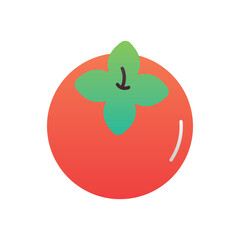 Persimmon Vector icon