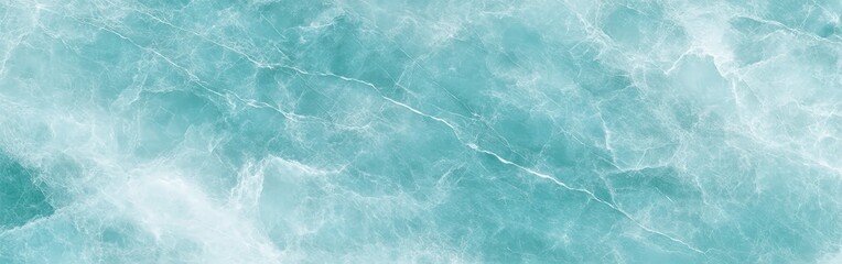 Soft aqua marble seamless background with cloudy veining and polished stone look