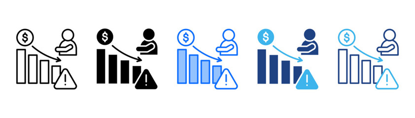 Threat Icon Set With Multiple Style Collection 