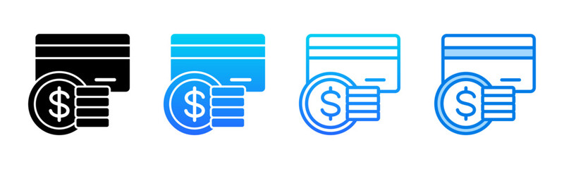 Payments icon sheet multiple style collection