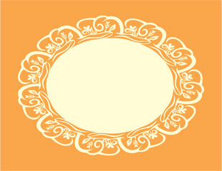 flourish border, outline design, intricate design frame, oval design frame, color frame, wrap frame, wrapping, text wrapping, text frame, frame, floral framing, floral border, spring frame, summer
