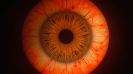 Fototapeta premium Eye Close up Art Scene