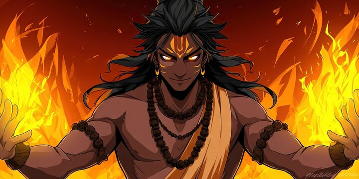 agni anime hindu deity