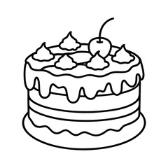 cake with cherry