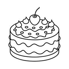 cake with cherry
