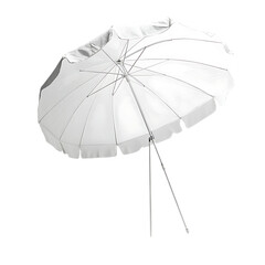 Minimalist Beach Umbrella with a Space Saving Fold Isolated on Transparent Background