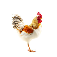 Fototapeta premium general tso chicken isolated on a transparent background on white background