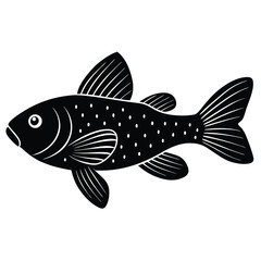 vector illustration of a fish