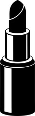 set of black and white cosmetic container