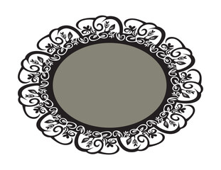 flourish border, outline design, intricate design frame, oval design frame, color frame, wrap frame, wrapping, text wrapping, text frame, frame, floral framing, floral border, spring frame, summer