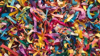 Confetti with Streamers