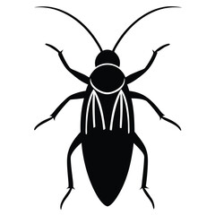 black spider vector illustration