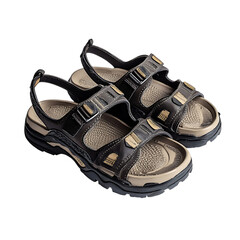 Advanced Waterresistant Sandals with Innovative Qui Isolated on Transparent Background
