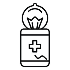 Sanitizing Wipes Vector Icon for Disinfection Use