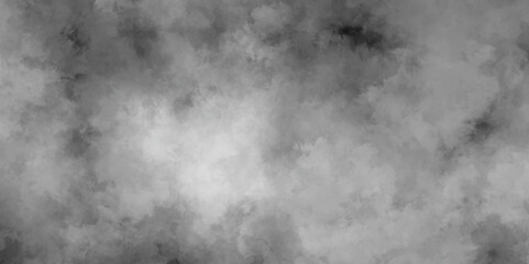 Monochrome black and white powder explosion on texture effect grey watercolor hand painted artistic background, abstract grunge soft watercolor splashes texture isolated on modern background.