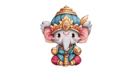 ganesha chibi kawaii deity