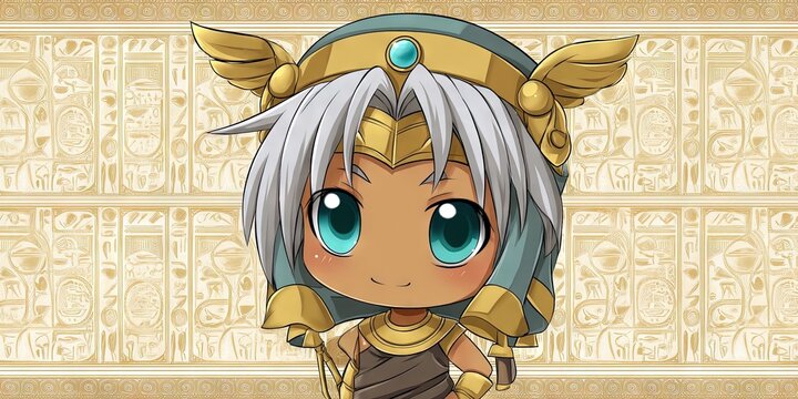 geb egyptian chibi kawaii earth deity