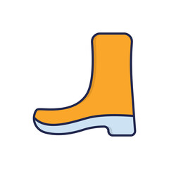 Rubber Boots Vector icon