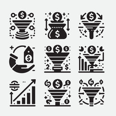 Influencer and blogger icon set. Containing influencer, content, creation, vlogging, blog, vlogger, social media, video equipment, digital marketing and more