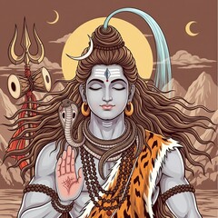 Lord Mahadeva, shiva image background