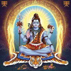 Lord Mahadeva, shiva image background