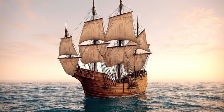 photo of caravel ship
