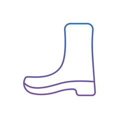 Rubber Boots Vector icon