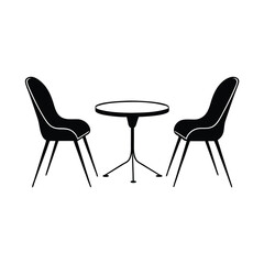 two chairs isolated on white