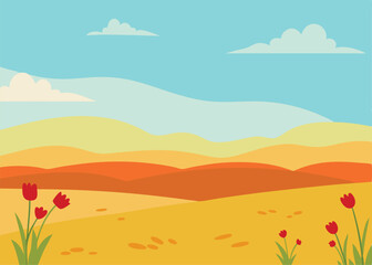 autumn leaves swirling in mountain pass