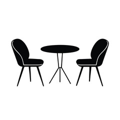 two chairs and table