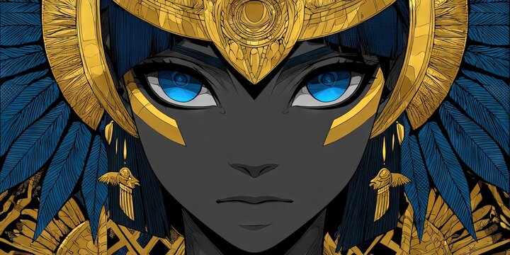 serqet anime egyptian deity 