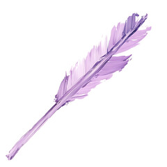 Artistic Arrow with Expressive Brush Strokes in Pas Isolated on Transparent Background