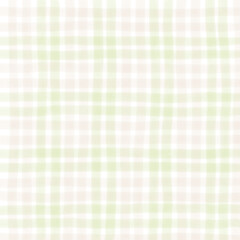 Sage Green Brown Beige Plaid Gingham Check Hand Drawn Background Pattern Overlay