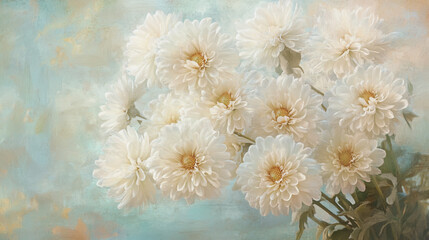 gerbera, graphic design, rose, holiday, postcard, Elegant wedding invitation card background vector. Minimal hand painted Elegant Chrysan flowers texture template background. Design for wedding, vip c