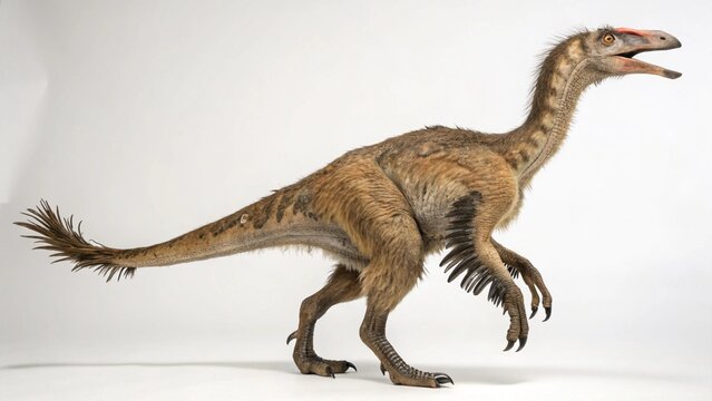 Deinocheirus on studio background