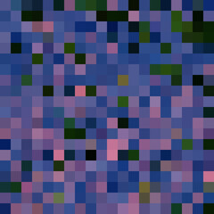Colorful abstract mosaic background. Pixel effect. Camo and camouflage.