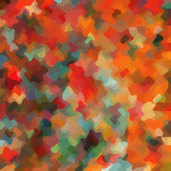 Colorful patched abstract background. Stain effect and camouflage. Spotted backdrop.