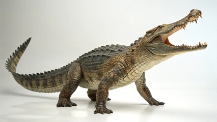 Deinosuchus on studio background