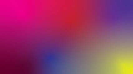 Abstract gradient blend of colors with a smooth transition from vibrant magenta to yellow tones
