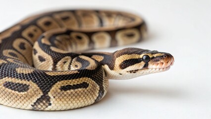 Obraz premium Desert Ghost Ball Python on studio background