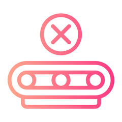 error gradient icon